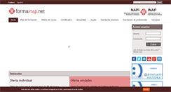 Desktop Screenshot of formainap.net