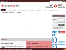 Tablet Screenshot of formainap.net